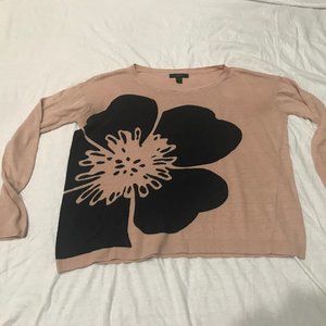 J Crew Flower Sweater